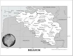Mapa político de bélgica con los nombres ilustraciones vectoriales. Mapa Fisico Y Politico De Belgica Mapa De Ciudades Y Rios De Belgica National Geographic Interactive Maps