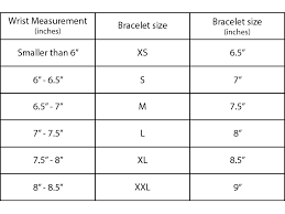 This will be your actual wrist size, not your bracelet size. Size Chart Dalai Mala Mala Beads And Bracelets Meditation Jewelry