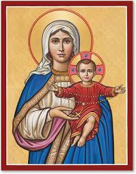 Our lady of the rosary library is dedicated to working for the glory of god and the salvation of souls, as there is no more profitable endeavor. Icons Of The Virgin Mary Our Lady Of The Rosary Icon Monastery Icons