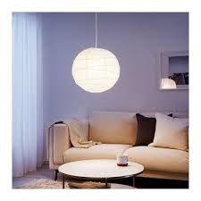 Luminaires et equipement electrique etabli and co. Regolit Abat Jour Suspension Blanc 45 Cm Ikea Ikea Regolit Anhanger Lampen Ikea Papierlampe