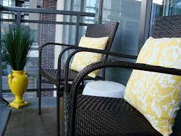 Arredare Balcone Sedie Rattan Pianta Mobili Da Balcone Decorazione Da Balcone Arredamento Da Balconi Piccoli