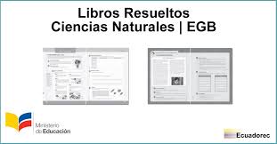 Libros chilenos de distribución gratuita. Libros Resueltos De Ciencias Naturales 2021 Egb