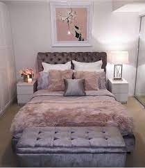Gorgeous Bedroom Done With Hues Of Mauve Pinks And Lavender Purples Bedroom Design Home Decor Apartment Decor