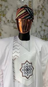 White and Gold Agbada Set | Tailor-Made Fashion Design