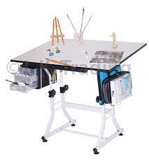 Drafting Table With Adjustable Height And Tilt