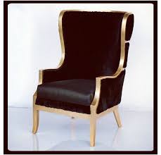 Black And Gold Accent Chair Pin By The Chicest Chicks On Black Gold Elegantchic Home Decor Decor Wingback Chair