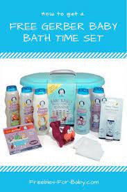 I recommend registering with at least a couple stores (it's totally ok to do that)! Free Gerber Baby Bath Set Baby Bath Gift Set Baby Bath Time Free Baby Stuff