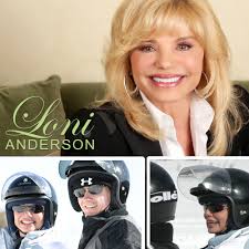 We meet a lot of celebrities, but none were so much fun in the snow. Loni  grew up in Minnesota, so snowmobiling was second nature. During Connie  Stevens' Events in Wyoming, we