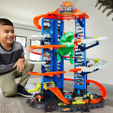 It was the primary competitor of matchbox until 1997, when mattel bought tyco toys, former owner of matchbox. Hot Wheels Megacity Parkgarage Mit T Rex Angriff Smyths Toys Deutschland