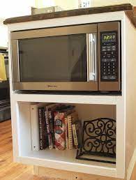 Diy Custom Under Counter Microwave Cabinet Microwave Cabinet Built In Microwave Cabinet Built In Microwave