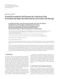 Maybe you would like to learn more about one of these? Pdf Toward Personalized Cell Therapies By Using Stem Cells Seven Relevant Topics For Safety And Success In Stem Cell Therapy