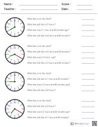 Math worksheets and online activities. Time Worksheets Time Worksheets For Learning To Tell Time