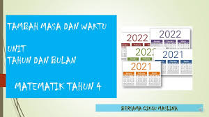 Видео masa dan waktu : Matematik Tahun 4 Tambah Masa Waktu Unit Tahun Dan Bulan Youtube