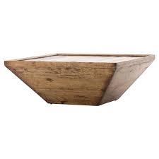 Alaterre claremont rustic wood coffee table. Eckard Rustic Lodge Geometric Reclaimed Wood Square Coffee Table 41 W 50 W Kathy Kuo Home