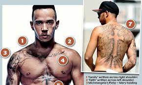 Lewis hamilton breaks down his tattoos. Lewis Hamilton Tattoo Chest