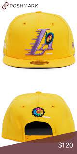Takashi Murakami X La Lakers Yellow Snapback New Takashi Murakami Murakami Takashi
