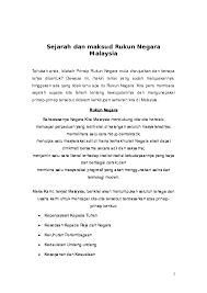 Malay for 'national principles') is the malaysian declaration of national philosophy instituted by royal proclamation on merdeka day, 1970, in reaction to a serious race riot known as the 13 may incident, which occurred in 1969. Doc Sejarah Dan Maksud Rukun Negara Malaysia Jamilah Naik Academia Edu