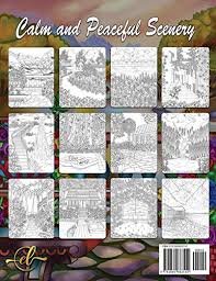 This series of free printable coloring pages is dedicated to the most mysterious of creatures, which may or may not have wandered the earth in the past. Adult Coloring Book Calm And Peaceful Scenery Relaxing Coloring Books For Adults Featuring Fun And Easy Coloring Pages With Beautiful Landscape Lovely House Beautiful Garden And Many More Pricepulse