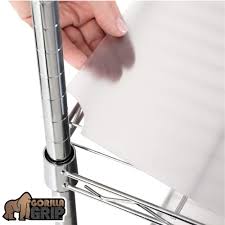 Shop for kitchen cabinet liners at bed bath & beyond. Garage Plastic Liner For Wired Metal Rack Shelving And Cabinets Shelves Clear Frosted Waterproof Kitchen Value Pack Gorilla Grip Heavy Duty Premium 24 X 14 Wire Shelf Liners Set Of 3 Shelf