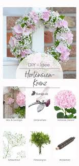 Kirchendeko Zur Hochzeit Selber Machen Ein Hortensienkranz Diy Aus Hortensien Schleierkraut Und Hortensienkranz Diy Blumendeko Hochzeit Blumendeko Hochzeit