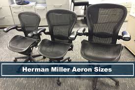 herman miller aeron chair sizes whats differences