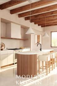 The furniture you choose should have simple low lines. In Fact A Really Easy To Use Kitchen Has These 5 Elements In 2021 Exposed Wood Beams Zen Kitchen Kitchen Design