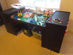 Lego Table Made From Ikea Parts Lego Table Lego Building Table Lego Room
