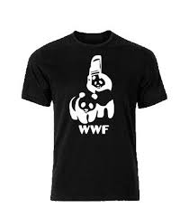 Wwf Panda T Shirt Funny Animal Wrestling Wwe Wildlife Woman