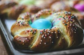 Semolina flour is also used for pasta. Braided Italian Easter Bread Pane Di Pasqua Savoring Italy