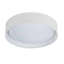 Where flush ceiling lights work best. Searchlight Modern 1 Led Flush Ceiling Light With White Shade Fitting Style From Dusk Lighting Uk