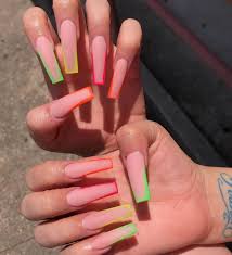 Lipgloss velvet hair scrunchie nail file includes Bright Nails Explore Tumblr Posts And Blogs Tumgir