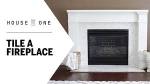For this decorative fireplace, our thin brick lines the firebox for a classic look, while our battled. How To Tile A Fireplace House One Youtube
