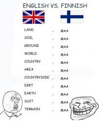 Prime minister of finland stepping up for her people. English Vs Finnish Differenze Linguistiche Finnish Memes Finnish Language Language Jokes