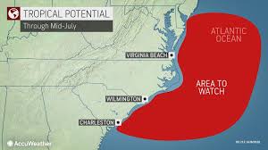 Tropical storm fay came ashore near atlantic city, new jersey, bringing torrents of rain and heavy winds to new york as it makes its way north. The Next Tropical Depression Could Form Off The Atlantic Coast This Week 10tv Com