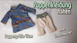 Hier geht es kostenlose schnittmuster für einen wickelbody, eine hose, ein shirt, eine jacke und eine puppenwindel. Puppen Set Nahanleitung Ohne Schnittmuster Fur Anfanger Nahtinchen Youtube