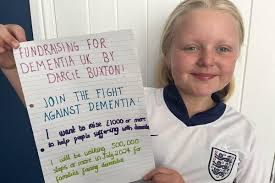 Little inspiration' Darcie raises lots of cash for dementia charity
