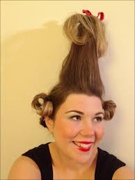 The Grinch Hairstyles Cindy Lou Who Hair Cindy Lou Hair Hair Tutorial