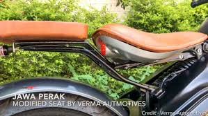 Maybe you would like to learn more about one of these? Jawa Perak Modified With Pillion Seat Led Headlight Louder Exhaust