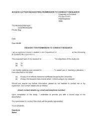 The research i wish to conduct for my e.g. Access Letter Requesting Permission To Conduct Research