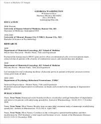 Free 7 Medical Student Cv Samples In Ms Word Pdf