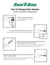 Rotor Nozzle Tree For 42sa 52sa 5000 Series Rotors Rain Bird