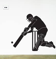 Cricketer Wall Sticker Kid S Space Made In Australia Cricket Poster Wall Stickers Kids Wall Sticker