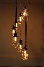 Handmade Spiral Pendant Light Mason Jar Urban Industrial Etsy Mason Jar Pendant Light Pendant Light Diy Pendant Light