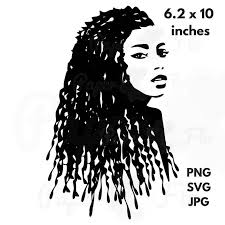 Black And White African American Clip Art Dreadlocks Svg Clip Art Locs Svg Files African American Art Black Girl Svg Digital Art African Clip Art Black Woman Birthday Tshirt Svg African American Art Clip Art American Art