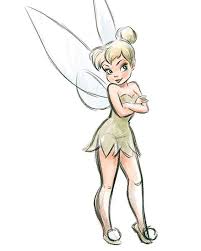 Think Sketch Sketch Drawing Cartoon Disney Tinkerbell Disneyfairies Tink Disney Character Drawings Disney Sketches Cartoon Sketches