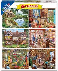 This project will allow for your class to design and create their own jigsaw puzzle! Steve Crisp 6 In 1 Jigsaw Puzzles White Mountain Puzzles