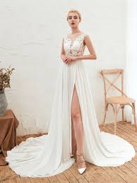 We did not find results for: Sommer Strand Boho Brautkleid Chiffon Spitze Transparent Mit Schlitz Schleppe