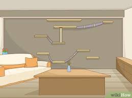 A cat wall stairs is a great way to spice up your cat's life. How To Set Up Cat Shelves 14 Steps With Pictures Wikihow