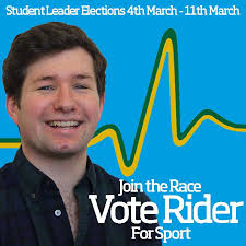 Profile for Will Rider for SU Sports Officer