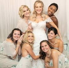 Twist and pin updo by sweethearts hair. Let S Hear It For The Girls Bridal Party Hair Makeup Makeup In The 702